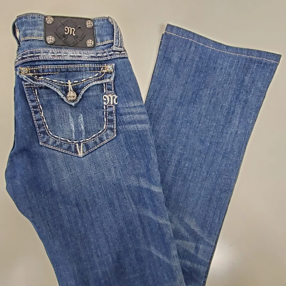 Miss Me boot cut jeans JPW5078-4 size 28